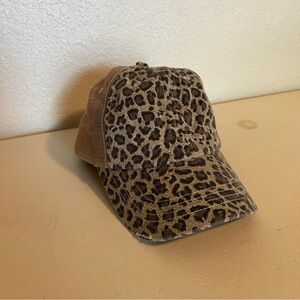 Leopard Print Trucker Hat